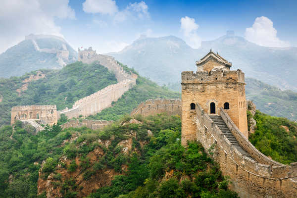 poster pemandangan alam gunung The Great Wall of China Mountains 1Z