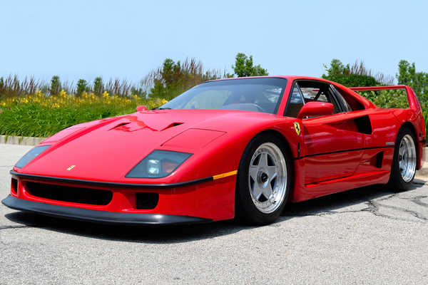 Poster Mobil Ferrari F40Red 1ZM