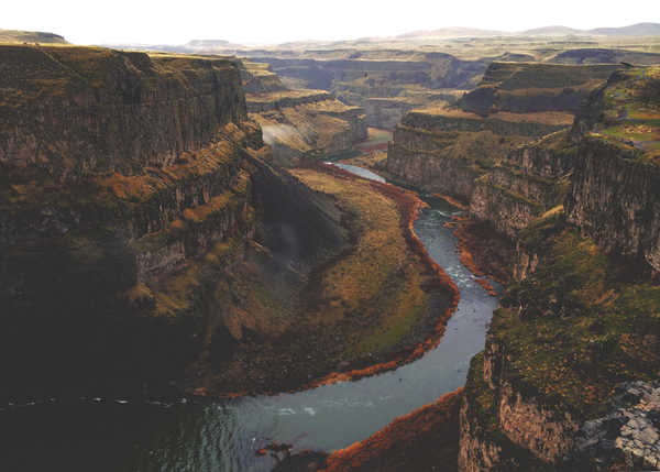 Poster Pemandangan Gunung Canyon Cliff Mountain Nature River Earth River APC