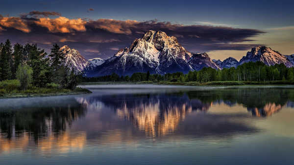 poster gunung Mountain River Mountains Mountain APC