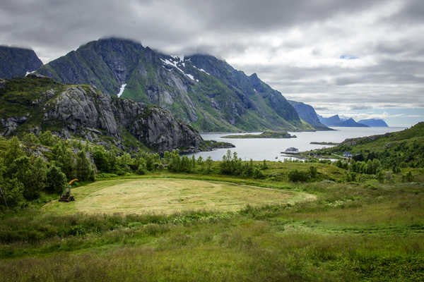 Poster Pemandangan Gunung Norway Scenery Mountains 1Z 003