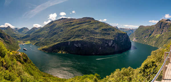 Poster Pemandangan Gunung Norway Mountains Scenery Geirangerfjord Bay 1Z