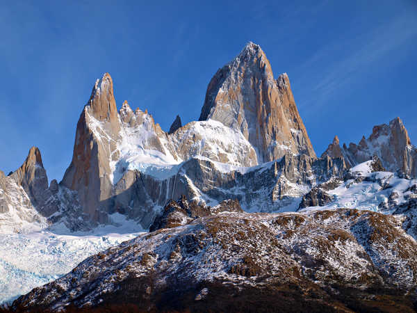 poster pegunungan Mountains Argentina Snow Crag 1Z