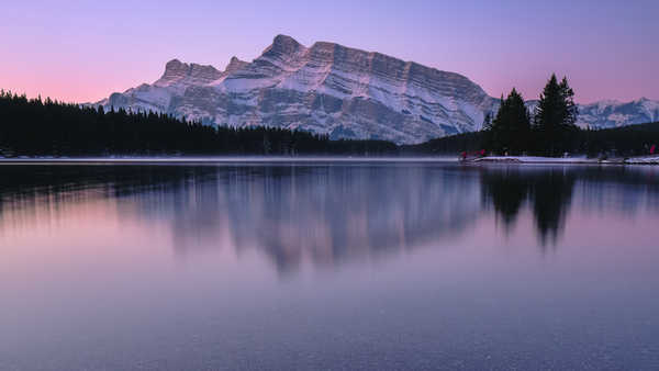 poster pegunungan Lake Mountain Reflection Lakes Lake9 APC