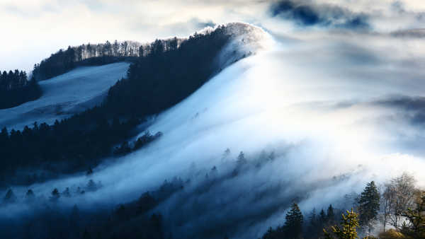 poster pegunungan Cloud Mountain Earth Cloud APC 001