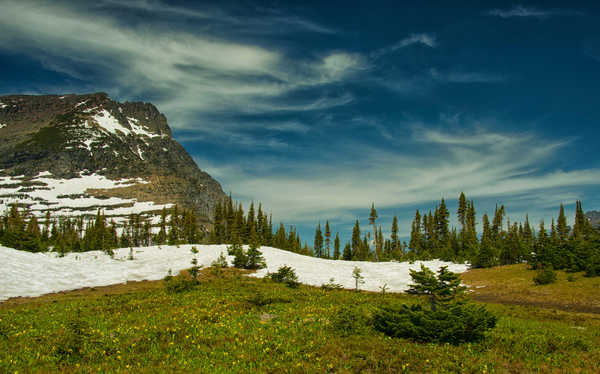 Poster Pemandangan Gunung Sky Mountains Scenery 1Z