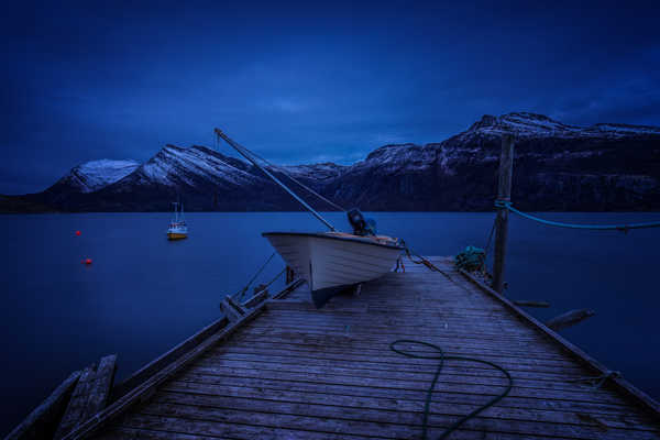 Poster Pemandangan Gunung Norway Rivers Mountains Marinas Boats 1Z