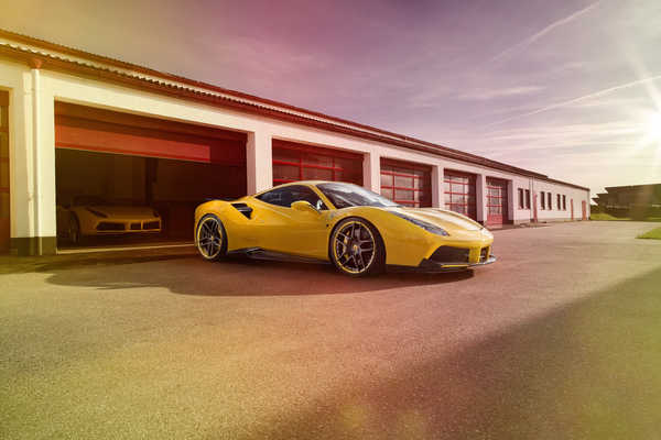 Poster Mobil Ferrari Ferrari 488 APC012