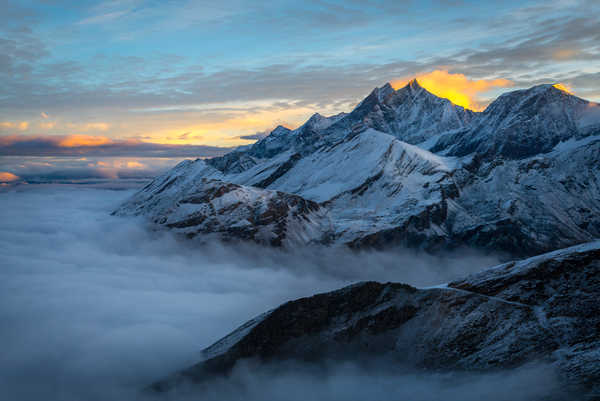 Poster Pemandangan Gunung Mountains Alps Mountain APC 003