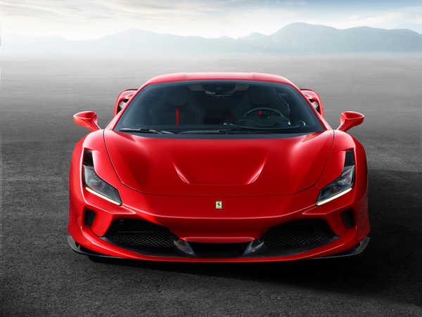 Poster Mobil Ferrari F8 Tributo Red Front 1ZM
