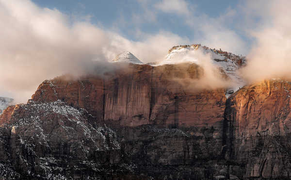 Poster Pemandangan Gunung United States Zion National Park Mountains Mountain APC