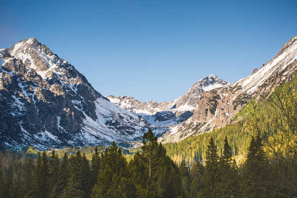 poster pegunungan Forests Mountains Scenery Tatras Mountains Snow 1Z