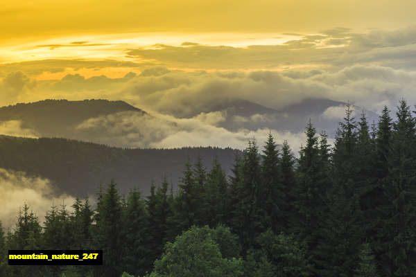 poster pemandangan alam gunung mountain 247