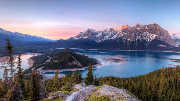 Poster Pemandangan Gunung Scenery Canada Mountains 1Z 003