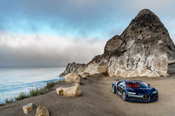 poster pemandangan alam gunung BUGATTI Coast Mountains 1Z