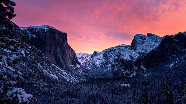 poster pemandangan alam gunung Mountain Yosemite National Park National Park Yosemite National Park4 APC