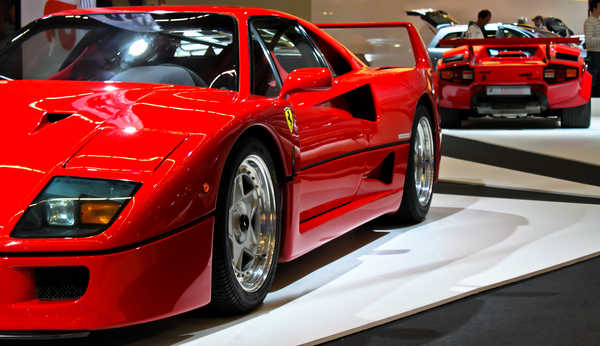 Poster Mobil Ferrari F40 Red 1ZM