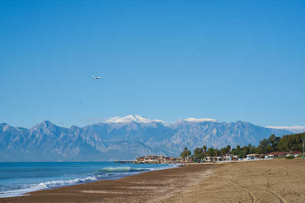 Poster Pemandangan Gunung Turkey Coast Resorts Mountains Antalya Beach 1Z