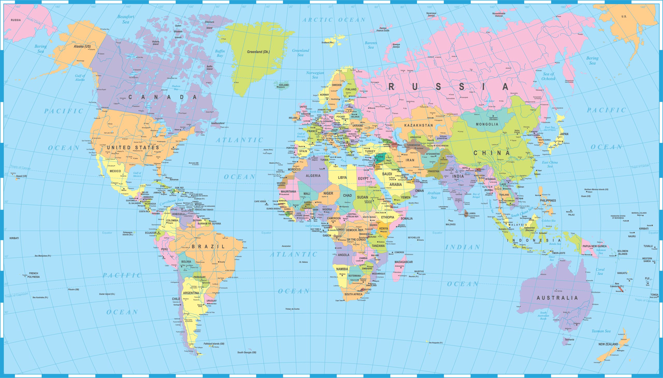 Peta Dunia world maps 009
