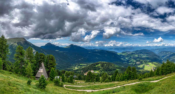 Poster Pemandangan Gunung Scenery Italy Mountains 1Z