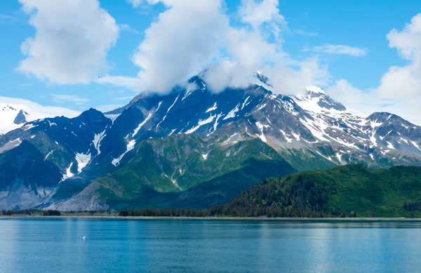 poster gunung USA Parks Mountains Lake 1Z 001