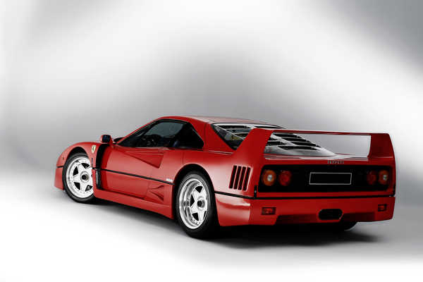 Poster Mobil Ferrari 1989 F40Red 1ZM002