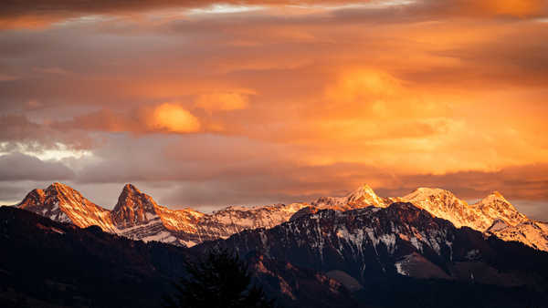 poster pemandangan alam gunung Mountain Snow Mountains Mountain3 APC 002