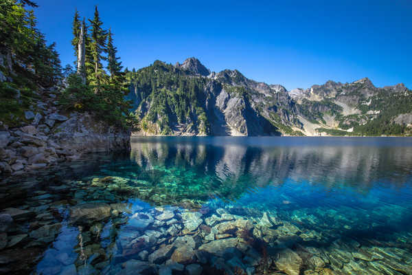 Poster Pemandangan Gunung Lake Mountain Nature Lakes Lake0 APC