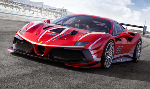 Poster Mobil ferrari 488 challenge evo 2020 WPS