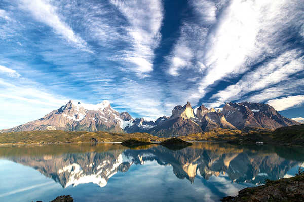 poster pemandangan alam gunung Chile Scenery Mountains 1Z 001