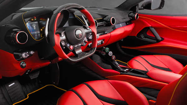Poster Mobil Salons Ferrari 812 Steering wheel 1ZM