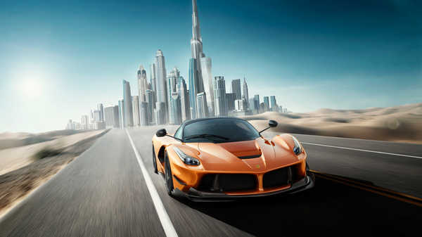 Poster Mobil ferrari speed hd 8589WPS