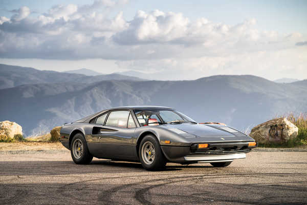 Poster Mobil Ferrari Retro 1976 78 308 GTB Acciao Pininfarina 1ZM