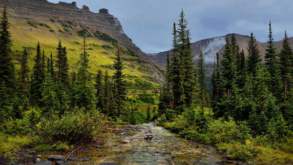 poster gunung USA Parks Mountains 1Z 003