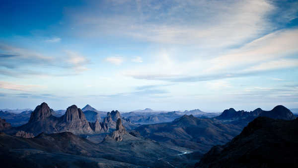 poster pemandangan alam gunung hoggar mountains 4k WPS