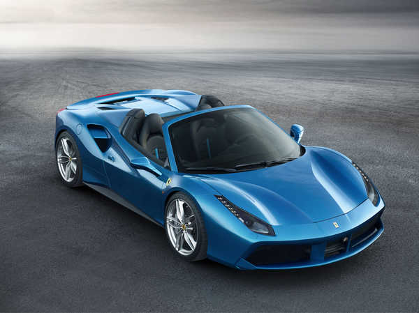 Poster Mobil Ferrari Ferrari 488 Spider APC017