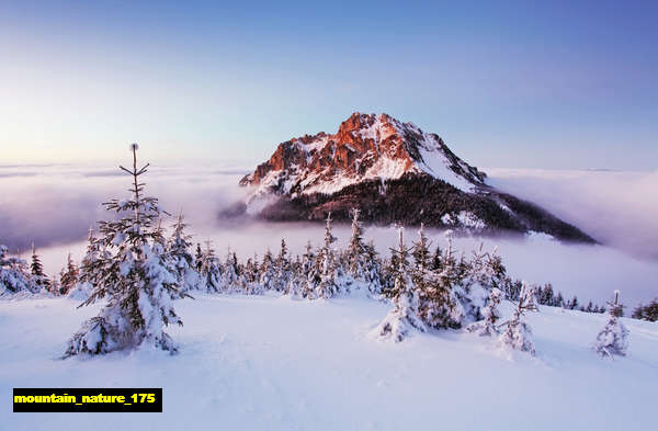 poster gunung mountain 175