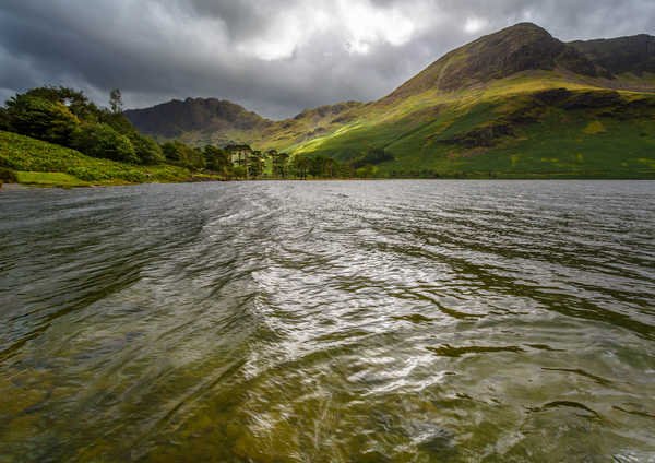 Poster Pemandangan Gunung England Scenery Mountains Lake Buttermere Moss 1Z