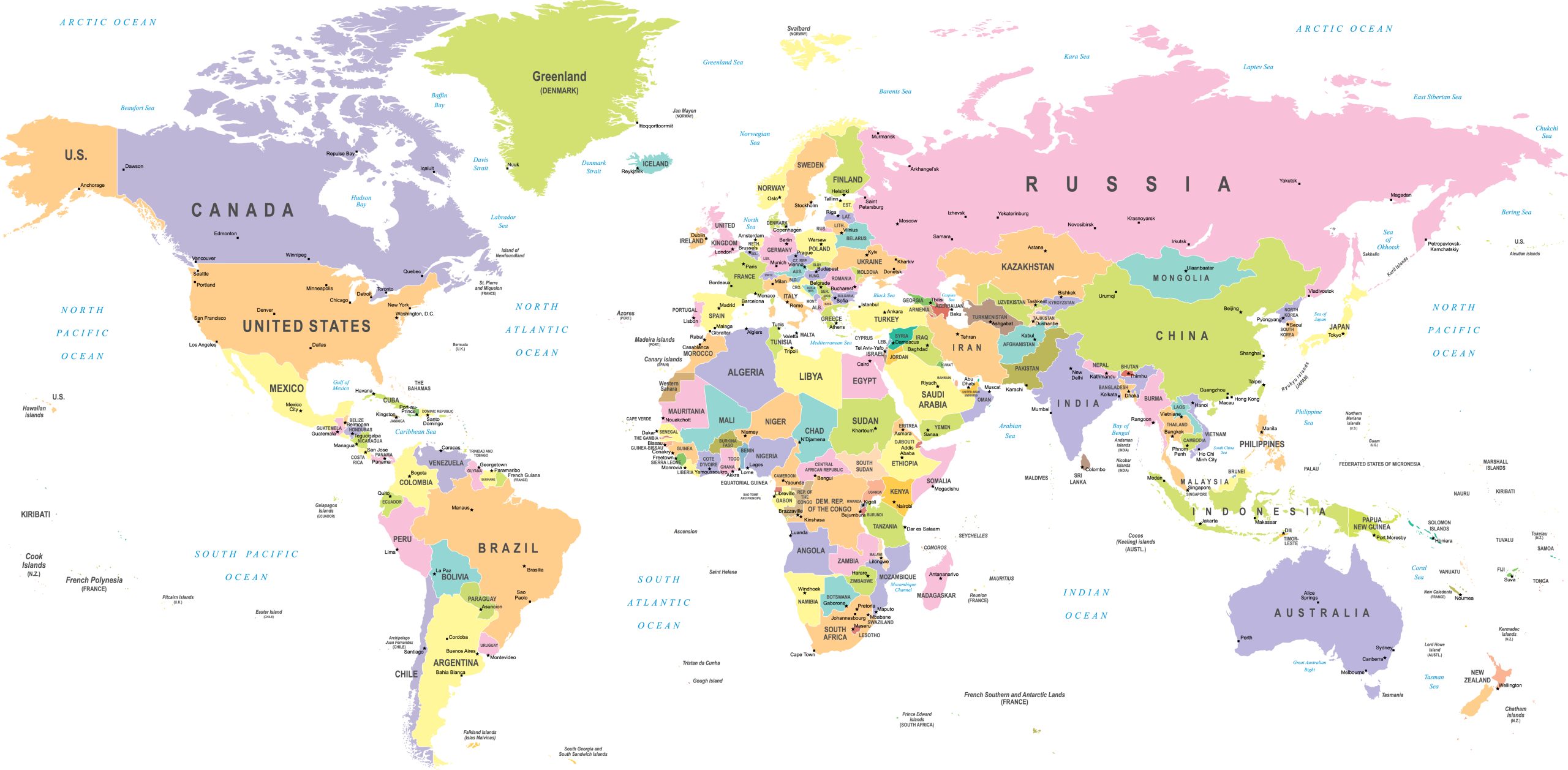 Peta Dunia world maps 006