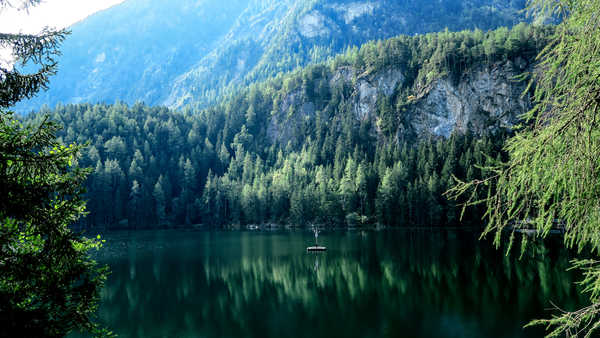 poster gunung Mountains Lake Forests 1Z 003