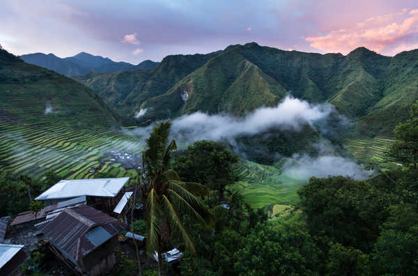 poster gunung Field Mountain Tropics Earth Field APC