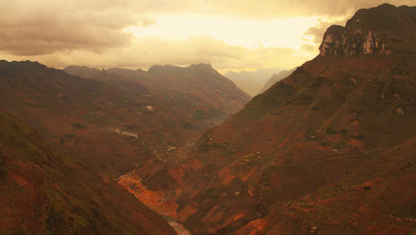 poster pemandangan alam gunung Earth Mountain Sunset Valley Mountains Mountain APC