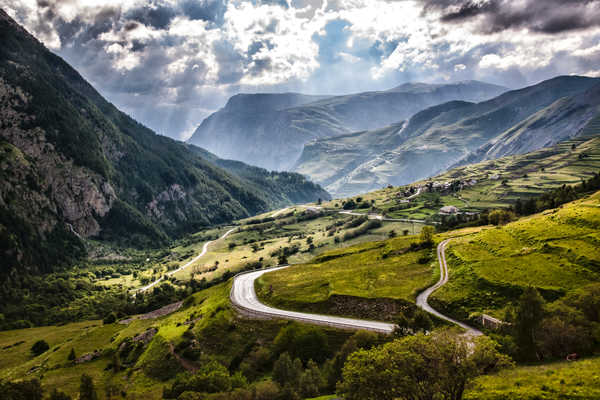 poster gunung Scenery France Mountains 1Z 002