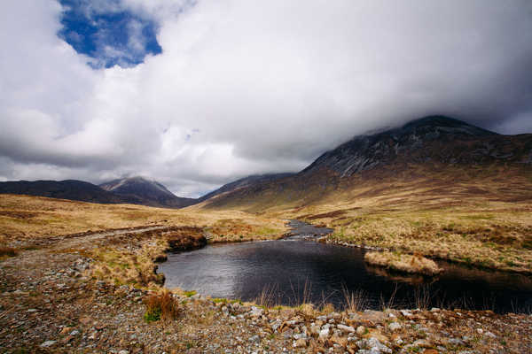 Poster Pemandangan Gunung Mountains Scotland 1Z