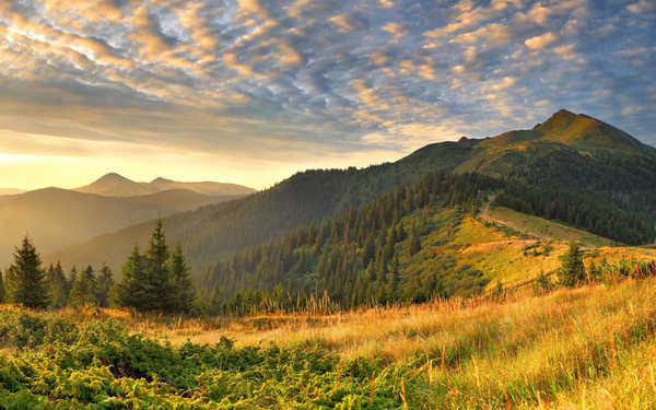 Poster Pemandangan Gunung Mountains Mountain APC 010