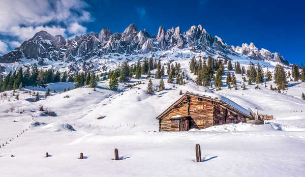 poster gunung Winter Mountains Scenery 1Z 002