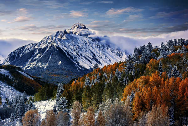 poster pemandangan alam gunung Mountains Mount Sneffles APC