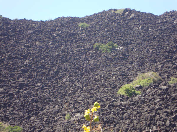 poster pemandangan alam gunung Earth Black Mountain APC 003