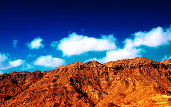 poster pemandangan alam gunung Blue Cloud Desert Mountain Sky Mountains Mountain APC