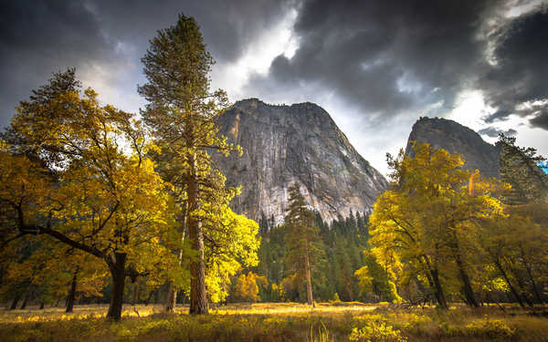 poster gunung Parks Mountains Autumn 1Z